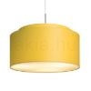 DOUBLE 55/30 lámpabúra  Chintz sárgabarack/fehér PVC  max. 23W