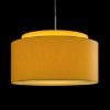 DOUBLE 55/30 lámpabúra  Chintz sárgabarack/fehér PVC  max. 23W