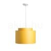 DOUBLE 40/30 lámpabúra  Chintz sárgabarack/fehér PVC  max. 23W