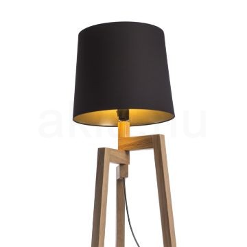 CONNY 35/30 állólámpa búra  Polycotton fekete/arany fólia  max. 23W