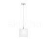 LUCIA 15x15 függő lámpa  szatén üveg/króm 230V LED G9 5W