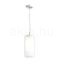 LUCIA 30x10 függő lámpa  szatén üveg/króm 230V LED E27 15W