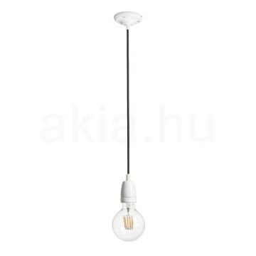 FABIO függesztő készlet fekete porcelán 230V LED E27 15W
