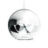 BEAU MONDE 35 függő lámpa  krómozott üveg/tiszta üveg 230V LED E27 15W