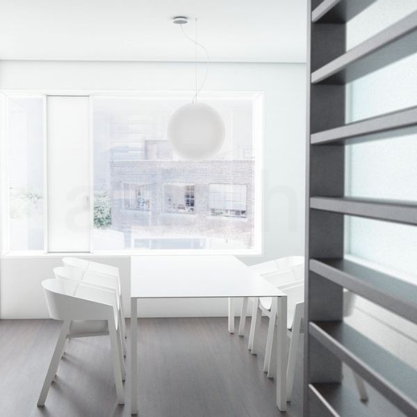 LUNEA 40 függö lámpa triplex  opál üveg 230V LED E27 15W