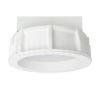 MIA R süllyesztett lámpa  gipsz/szatén akril 230V LED E27 2x11W