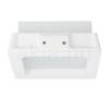 MIA SQ süllyesztett lámpa  gipsz/szatén üveg 230V LED E27 2x11W