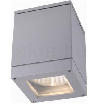 QUADRA M mennyezeti lámpa ezüstszürke  230V LED E27 8W IP54