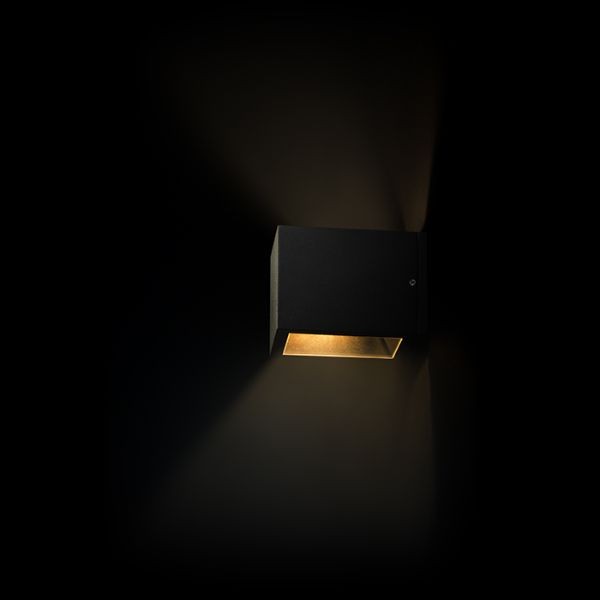 CABOX II fali lámpa antracit  230V LED E27 15W IP54