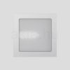 DEZA négyzetes  alumínium/szatén üveg 230V LED G9 5W IP54