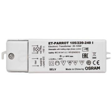 TRAFO 35-105W 12V AC DIMM   12V 105W