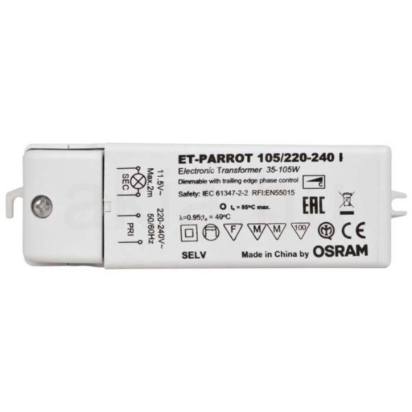 TRAFO 35-105W 12V AC DIMM   12V 105W