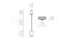 FRISCO W fali lámpa fekete 230V LED 4.2W 120° 3000K