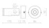 BOGARD I fali lámpa matt nikkel 230V LED 5W 40° 3000K