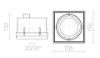 ELECTRA I  fekete  12V LED G53 15W