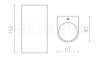 ZACK II antracitszürke 230V LED 2x3W 58° IP54 3000K