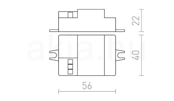 SENSOR lámpába történő beszereléshez fehér  230V max. 1200W 360°