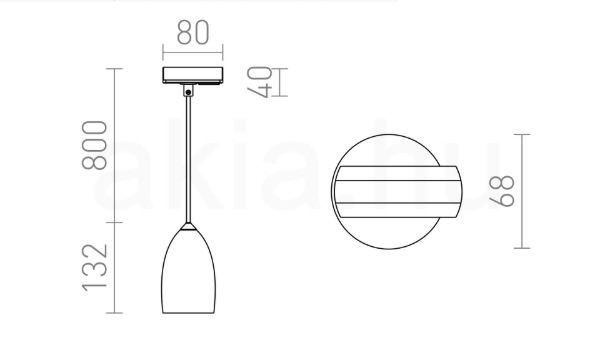 BABADES egy áramkörös sínre  króm 230V GU10 35W