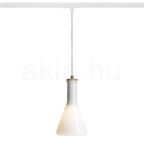 PULIRE CON egy áramkörös sínre  opál üveg/fa 230V E14 28W
