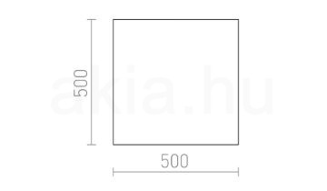 DIFFUSER SQ 50 PMMA   tej akril 