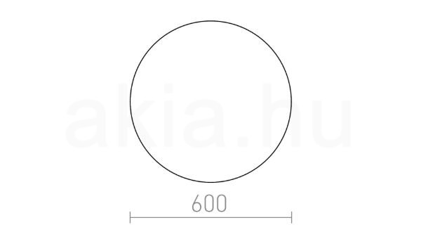 DIFFUSER R 60 PMMA   tej akril 