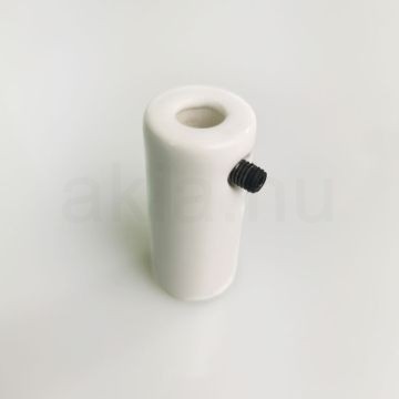 Fehér porcelán kábelvezető mennyezeti rögzítéshez