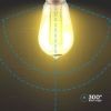 ST64 4watt retro izzó LED, antikolt 200LM