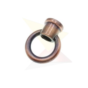 Lámpa tartógyűrű antik vörösréz - belső menetes 18mm