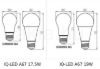 LED fényforrás IQ-LED A67 IQ-LED A67 N 19W-WW