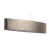 CASUAL 120/25 lámpabúra  Polycotton fekete/fehér PVC  max. 23W