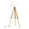 ALVIS/AMBITUS 46 állólámpa fehér bambusz/fekete 230V LED E27 15W