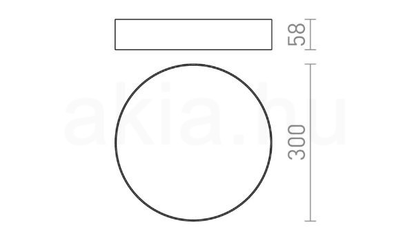 LARISA R 30 DIMM mennyezeti lámpa gyöngyházarany 230V LED 30W 3000K 4000K 6500K
