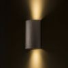 CAPRI R fali lámpa  csiszolt bronz 230V LED GU10 2x9W