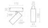 LOKI 11 a WEGA/WAWE rendszerekhez fekete  24= LED 12W 24°  3000K 4000K 6500K