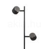 NOVA II állólámpa fekete króm/tej akril 230V LED 2x3.5W 3000K
