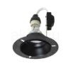 IPSO R IP65 süllyesztett lámpa fekete 230V LED GU10 9W IP65