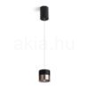 JUNIPER függő behúzható fekete/aranysárga  230V LED 15W 30°  3000K