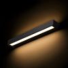 ASTER 50 fali lámpa fekete tej akril 230V LED 2x10W IP65 3000K