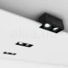ELECTRA II GU10 frameless fekete 230V LED GU10 8W