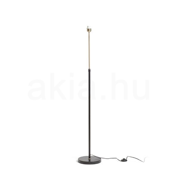 EMMETT állólámpa talapzat fekete antikolt sárgaréz 230V LED E27 15W