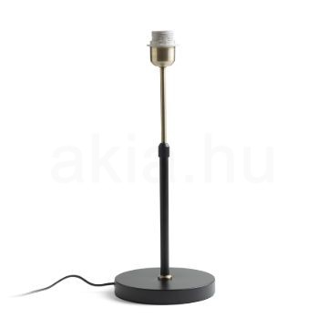 EMMETT asztali lámpatest fekete antikolt sárgaréz 230V LED E27 15W