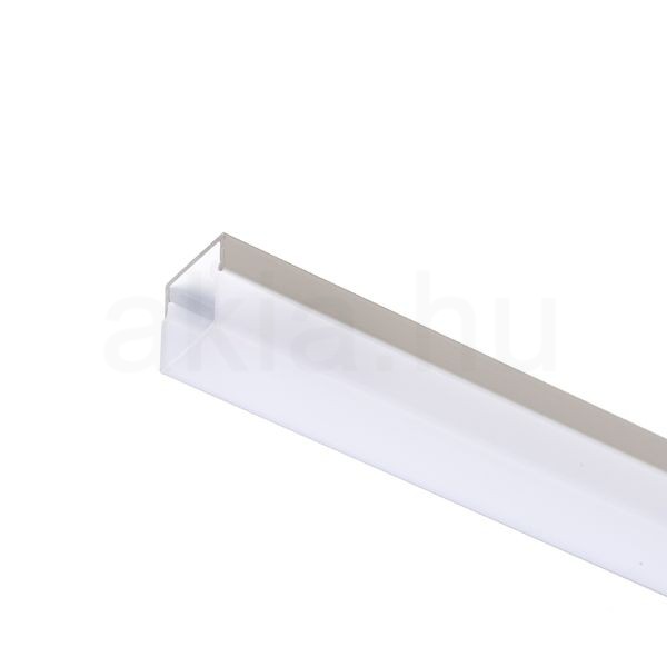 LED PROFILE H felületre szerelhető 1m fehér matt akrilát/alumínium 