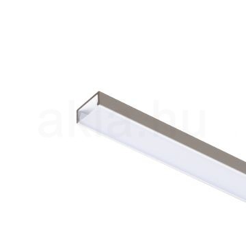 LED PROFILE G felületre szerelhető 1m fehér matt akrilát/alumínium 