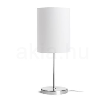 NYC/RON 15/20 asztali lámpa  Monaco petróleum kék/ezüst PVC/nikkel 230V LED E27 15W