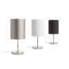 NYC/RON 15/20 asztali lámpa  Polycotton fehér/króm 230V LED E27 15W