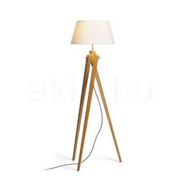 AMBITUS 46 állólámpa krémfehér bambusz 230V LED E27 15W