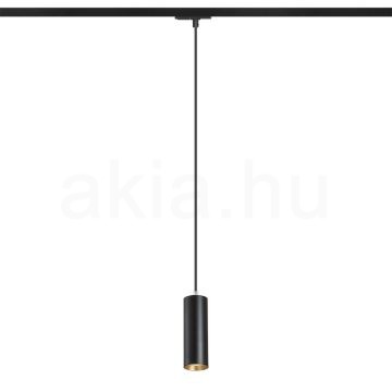 MAVRO egy áramkörös sínen függő lámpa fekete/aranysárga  230V LED 12W 38°  3000K