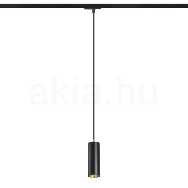 MAVRO egy áramkörös sínen függő lámpa fekete/aranysárga  230V LED 12W 38°  3000K