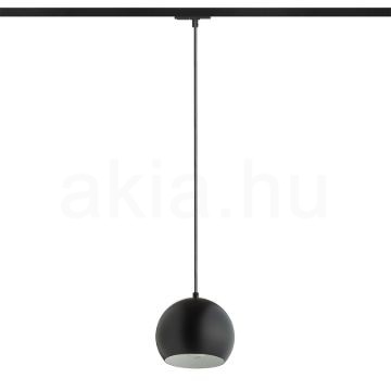 AGNETA egy áramkörös sínen függő lámpa fekete  230V LED E27 11W
