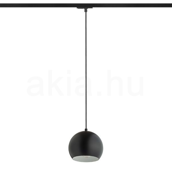 AGNETA egy áramkörös sínen függő lámpa fekete  230V LED E27 11W